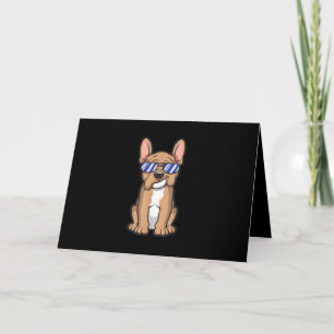 Cool Frenchie French Bulldog Sunbril Gift Kaart