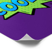 Cool! Fresh Pop Art Comic Expression Poster (Hoek)