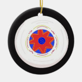 Cool Frisbee Keramisch Ornament (Voorkant)
