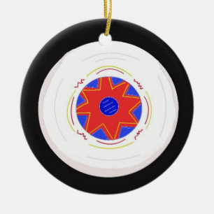 Cool Frisbee Keramisch Ornament
