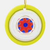Cool Frisbee Keramisch Ornament (Voorkant)