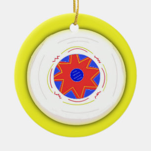 Cool Frisbee Keramisch Ornament