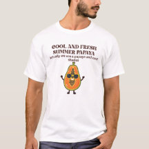Cool & Frisse Zomer Papaja Karakter 