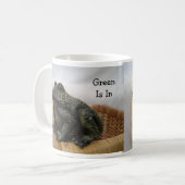 Cool Frog Groene Is In Koffiemok (Voorkant links)