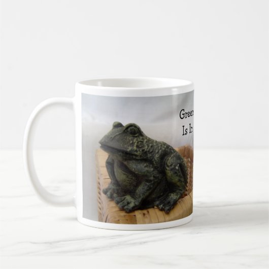 Cool Frog Groene Is In Koffiemok (Links)