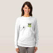 Cool Frog “Just Vibing” Funny T-Shirt (Voorkant volledig)