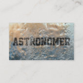 Cool Frozen Ice Astronomer Visitekaartje (Voorkant)