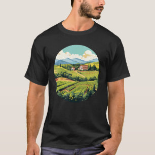 Cool Fruits Farmer met wijngaarden voor jongens en T-shirt