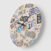 Cool Fun Doodle Lettering  Grote Klok (Hoek)