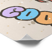 Cool Fun Doodle Lettering  Poster (Hoek)