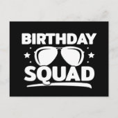 Cool Fun Matching Group Party Crew Verjaardagssele Briefkaart (Voorkant)