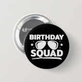 Cool Fun Matching Group Party Crew Verjaardagssele Ronde Button 5,7 Cm (Voorkant /achterkant)