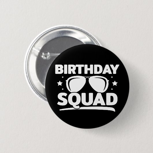 Cool Fun Matching Group Party Crew Verjaardagssele Ronde Button 5,7 Cm (Voorkant /achterkant)