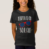 Cool Fun Matching Group Party Crew Verjaardagssele T-shirt (Voorkant)