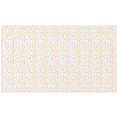 Cool fun pasta macaroni kleurrijk patroon op wit tafelkleed (Voorkant (Horizontaal))