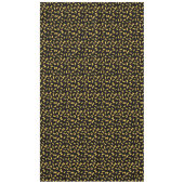 Cool fun pasta macaroni patroon op zwart tafelkleed (Voorkant)