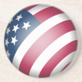 Cool, Fun Patriottische Verenigde Staten van Ameri Zandsteen Onderzetter (Voorkant)