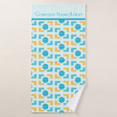 Cool Fun Pickleball Pattered Badhanddoek (Badhanddoek)