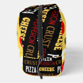 Cool fun pizza pepperoni patroon kaas korst tekst toilettasje (Rechts)