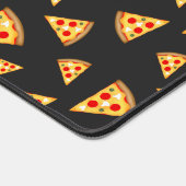 Cool fun pizza plakjes patroon donkergrijs Monogra Bureaumat (Hoek)