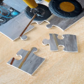 Cool Fun Stearman Vliegtuigfoto, Familie, Luchtvaa Legpuzzel (Zijkant)