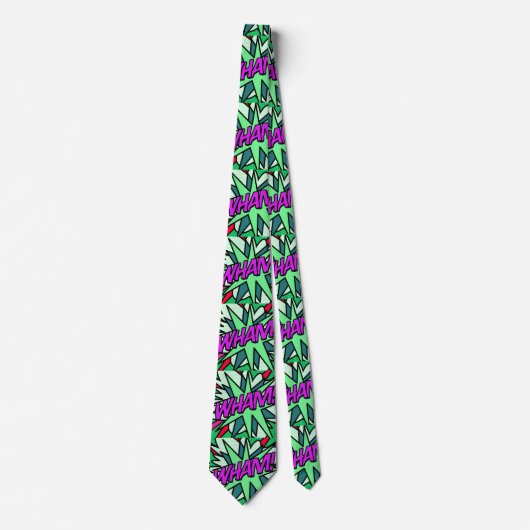 Cool Fun Strips WHAM Superheld Stropdas (Voorkant)