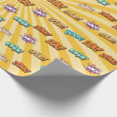 Cool Fun Teenage Woorden Cadeaupapier (Hoek)