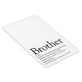 Cool Fun Typographic Best Brother Ever Definition Magneet (Rechterzijde)