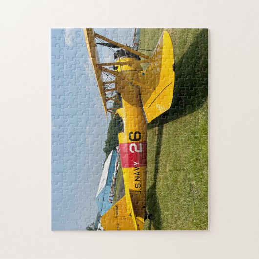 Cool Fun Vliegtuigfoto, Pilot Family, Luchtvaart Legpuzzel (Verticaal)