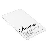 Cool Fun Worlds Beste Ooit Tante Tante Definitie Magneet (Rechterzijde)