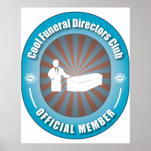 Cool Funeral Directors Club Poster (Voorkant)