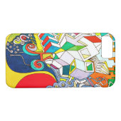 Cool Funky Art Case-Mate iPhone Case (Achterkant (Horizontaal))