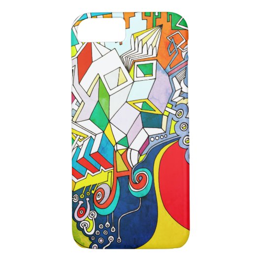 Cool Funky Art Case-Mate iPhone Case (Achterkant)