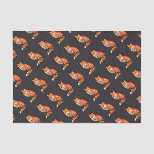 Cool Funky Fox Tissuepapier (Voorkant)