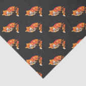 Cool Funky Fox Tissuepapier (Detail)