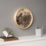 Cool Funky Taupe Beige Brown Mosaic Art Patroon<br><div class="desc">Prachtige hedendaagse afbeelding van gebroken wit, roomkleurig, beige, lichte, middelgrote en donkere koffiebruine, afgeronde vierkantjes. Dit , elegante en funky hipster ontwerp werd gemaakt voor de fancy artistieke interieurontwerper, de artsy mode diva, de populaire heuptrendsetter, mod retro, modernist, nouveau deco art style of abstract grafisch digitaal motief lover. Originele en...</div>