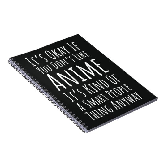 Cool Funny Anime Lover Gifts Japan Japanese Humor Notitieboek (Rechterzijde)