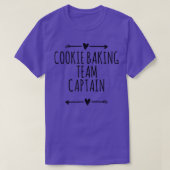 Cool Funny Arrows Gezegde Cookie Baking Team Capta T-shirt (Design voorkant)