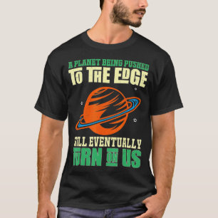 Cool Funny Astronomy Space Planet Retro Science Ea T-shirt