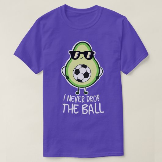 Cool Funny Avocado Soccer T-shirt (Design voorkant)