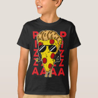 Cool Funny Cartoon Pizza Dragen Biker Kleding