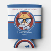 Cool Funny Cat Koelbox Blikjeskoeler (Achterkant)