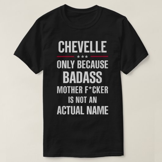 Cool Funny Cft-ID voor een badass Chevelle T-shirt (Design voorkant)