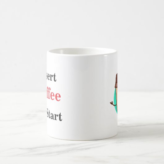 Cool Funny Coffee Lover Gezegde Koffiemok (Center)