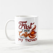 Cool Funny Coffee Lover Gezegde Koffiemok (Links)