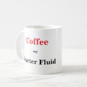 Cool Funny Coffee Lover Gezegde Koffiemok (Voorkant links)