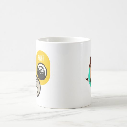 Cool Funny Coffee Lover Gezegde Koffiemok (Center)