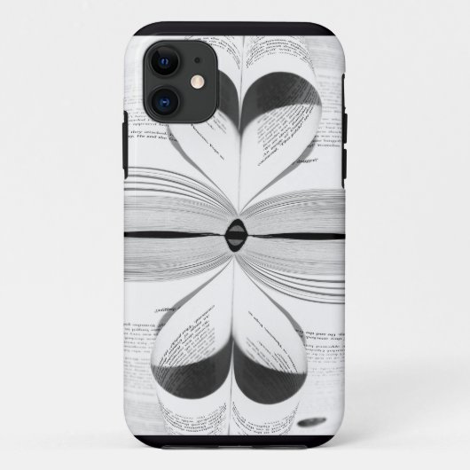 Cool Funny Cute Heart Geek Books/House-of-Grosch Case-Mate iPhone Case (Achterkant)