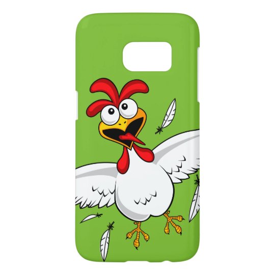 Voorman Bron Niet doen Cool Funny Cute Humoureuze Cartoon Chicken for Kid Case-Mate Samsung Galaxy  Hoesje | Zazzle.nl