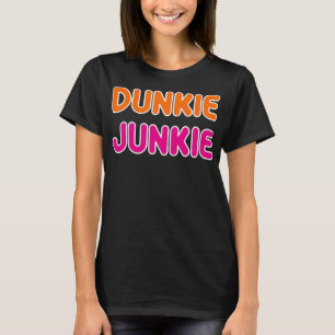 Cool Funny Dunkie Junkie Coffee Love Funny Coffee T-shirt